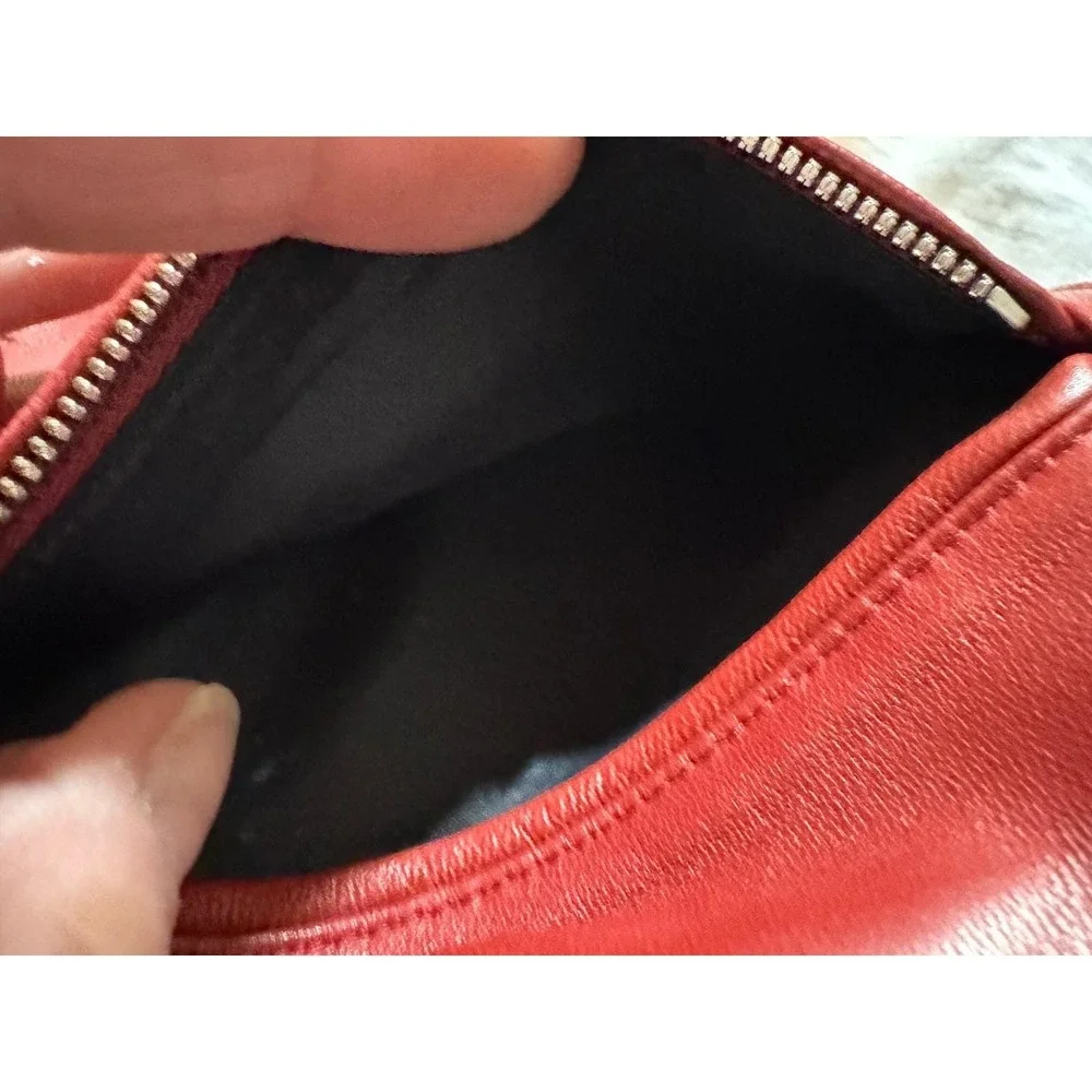 Loewe buttery‎ soft red leather Wallet,  Could be used as clutch GUC